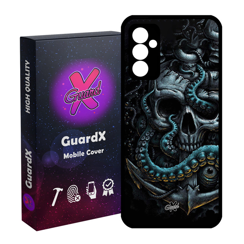 کاور گارد ایکس طرح جمجمه مدل Glass10563 مناسب برای گوشی موبایل سامسونگ Galaxy S23 FE