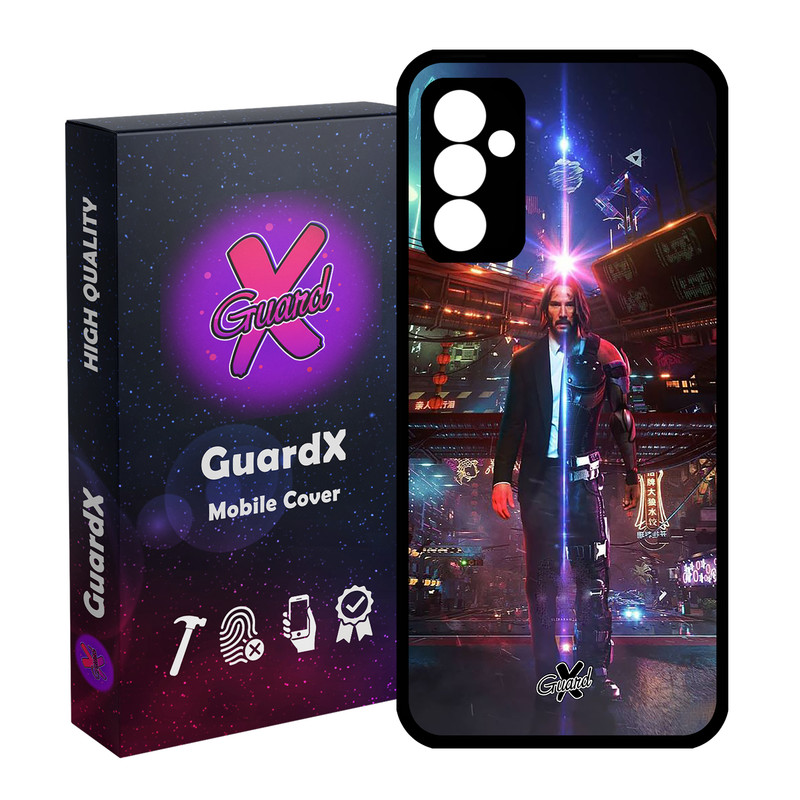 کاور گارد ایکس طرح John Wick مدل Glass10077 مناسب برای گوشی موبایل سامسونگ Galaxy S23 FE