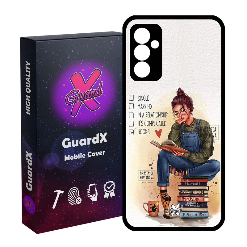 کاور گارد ایکس طرح دختر مدل Glass10286 مناسب برای گوشی موبایل سامسونگ Galaxy S23 FE
