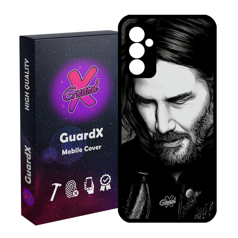 کاور گارد ایکس طرح جان ویک مدل Glass10498 مناسب برای گوشی موبایل سامسونگ Galaxy A34 / A34 5G