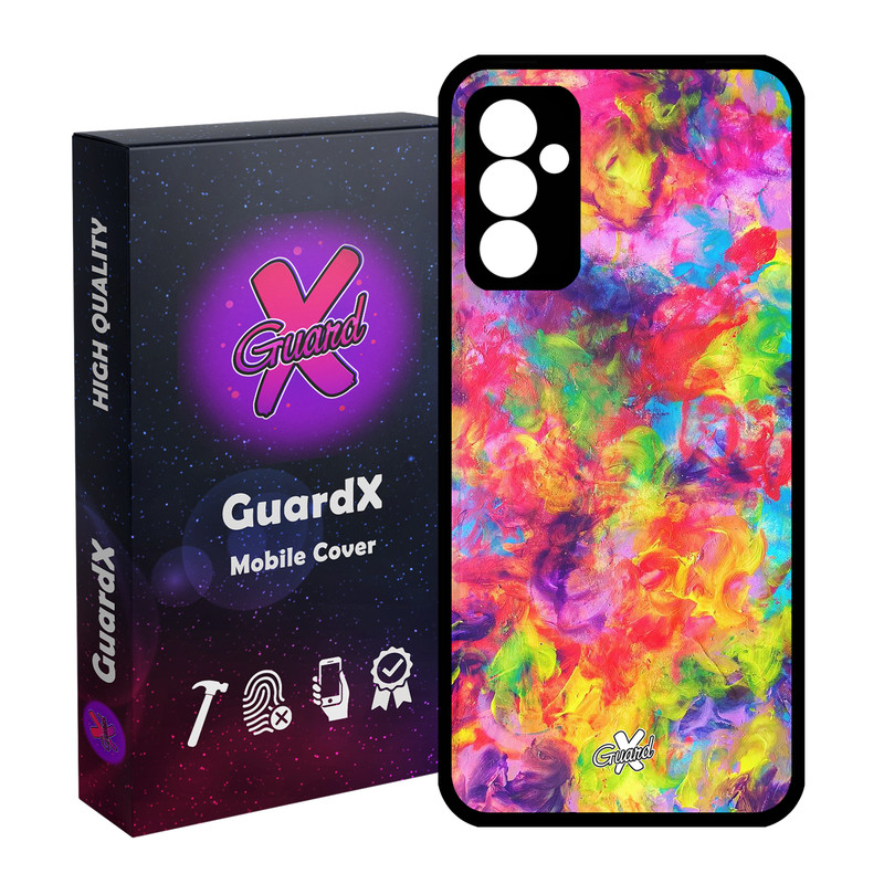 کاور گارد ایکس طرح رنگی مدل Glass10390 مناسب برای گوشی موبایل سامسونگ Galaxy A34 / A34 5G