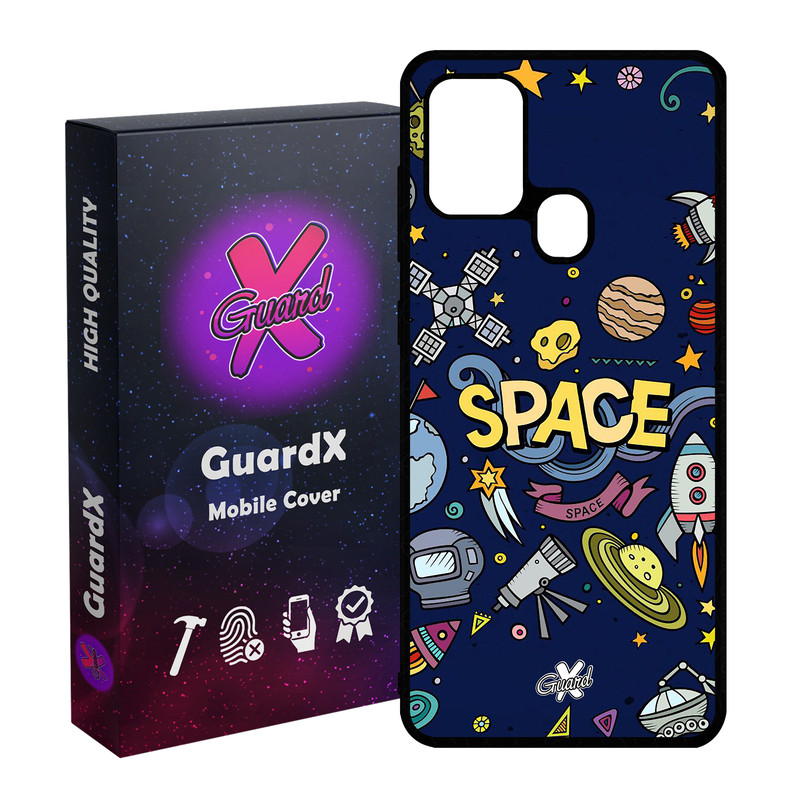 کاور گارد ایکس طرح Galaxy مدل Glass10009 مناسب برای گوشی موبایل سامسونگ Galaxy A21s