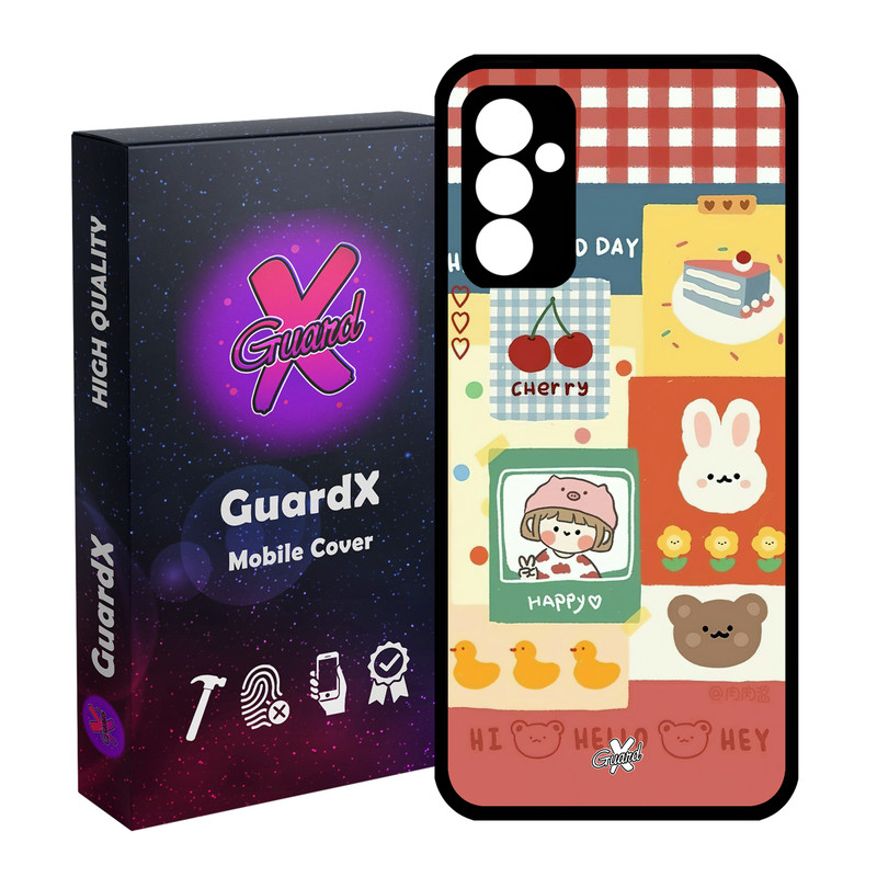 کاور گارد ایکس طرح دختر مدل Glass10515 مناسب برای گوشی موبایل سامسونگ Galaxy A34 / A34 5G