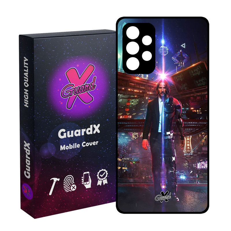 کاور گارد ایکس طرح John Wick مدل Glass10077 مناسب برای گوشی موبایل سامسونگ Galaxy A53