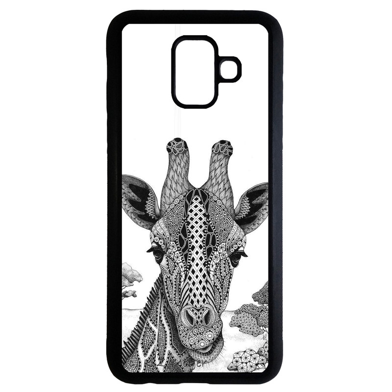 کاور طرح زرافه کد 9375 مناسب برای گوشی موبایل سامسونگ galaxy a6 plus 2018
