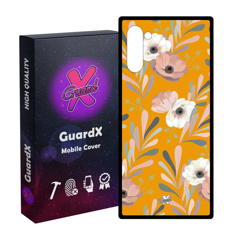 کاور گارد ایکس طرح Flower مدل Glass10647 مناسب برای گوشی موبایل سامسونگ Galaxy Note 10