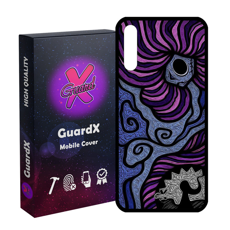 کاور گارد ایکس طرح رنگی مدل Glass10428 مناسب برای گوشی موبایل سامسونگ Galaxy A30s/A50/A50s