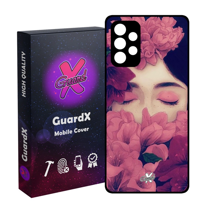 کاور گارد ایکس طرح Girl مدل Glass10027 مناسب برای گوشی موبایل سامسونگ Galaxy A53