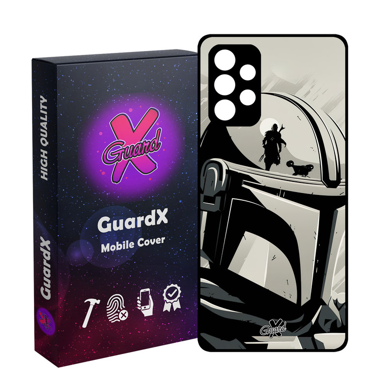 کاور گارد ایکس طرح Mandalorian مدل Glass10502 مناسب برای گوشی موبایل سامسونگ Galaxy A33 5G