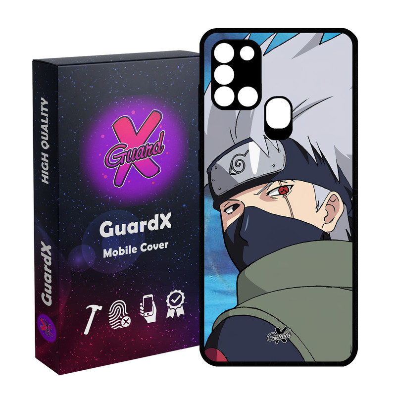 کاور گارد ایکس طرح Kakashi Anime مدل Glass10523 مناسب برای گوشی موبایل سامسونگ Galaxy A21s
