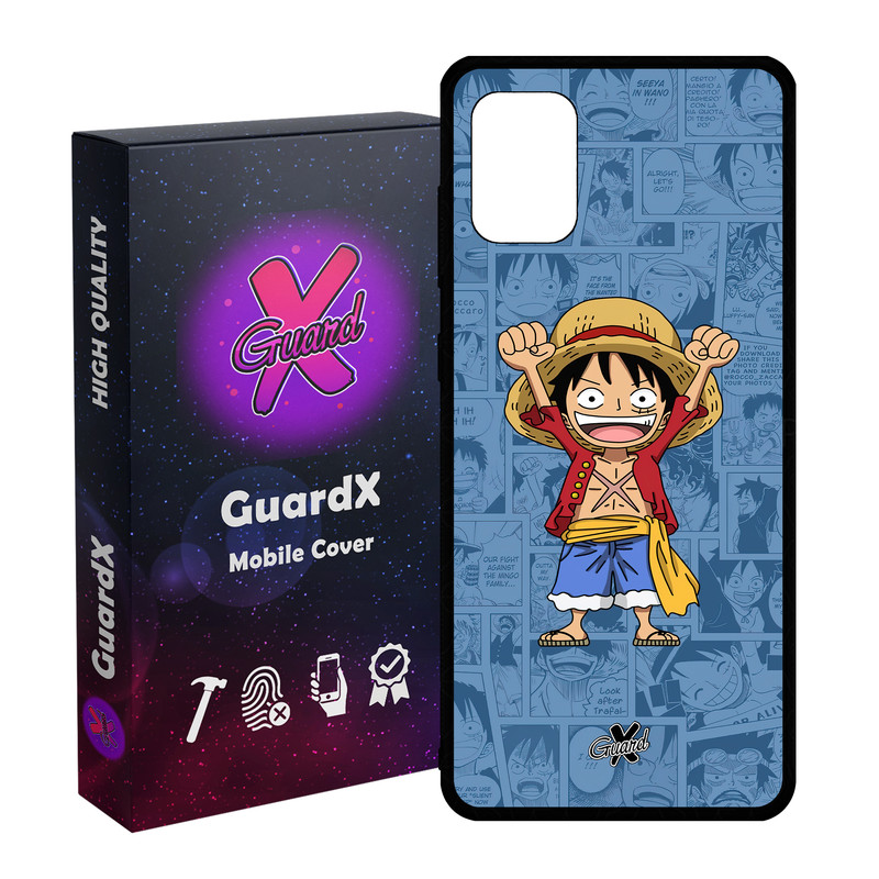 کاور گارد ایکس طرح One Piece Luffy Anime مدل Glass10464 مناسب برای گوشی موبایل سامسونگ Galaxy A31