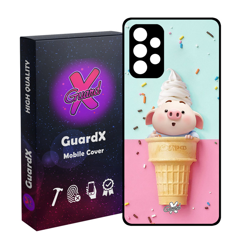کاور گارد ایکس طرح Pig مدل Glass10026 مناسب برای گوشی موبایل سامسونگ Galaxy A33 5G