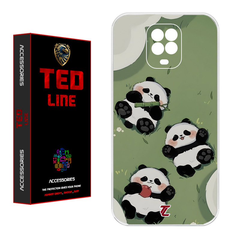 کاور تد لاین طرح پاندا کد 1102 مناسب برای گوشی موبایل شیائومی Redmi Note 9S / Note 9 Pro