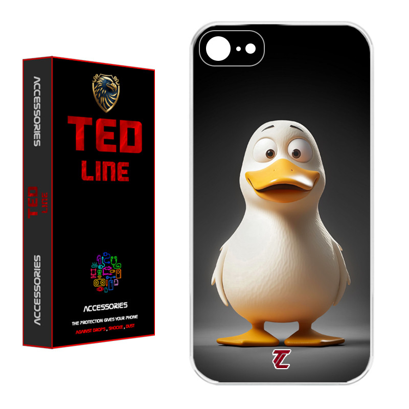 کاور تد لاین طرح اردک کد 1124 مناسب برای گوشی موبایل اپل Iphone 7 / 8 / SE 2020