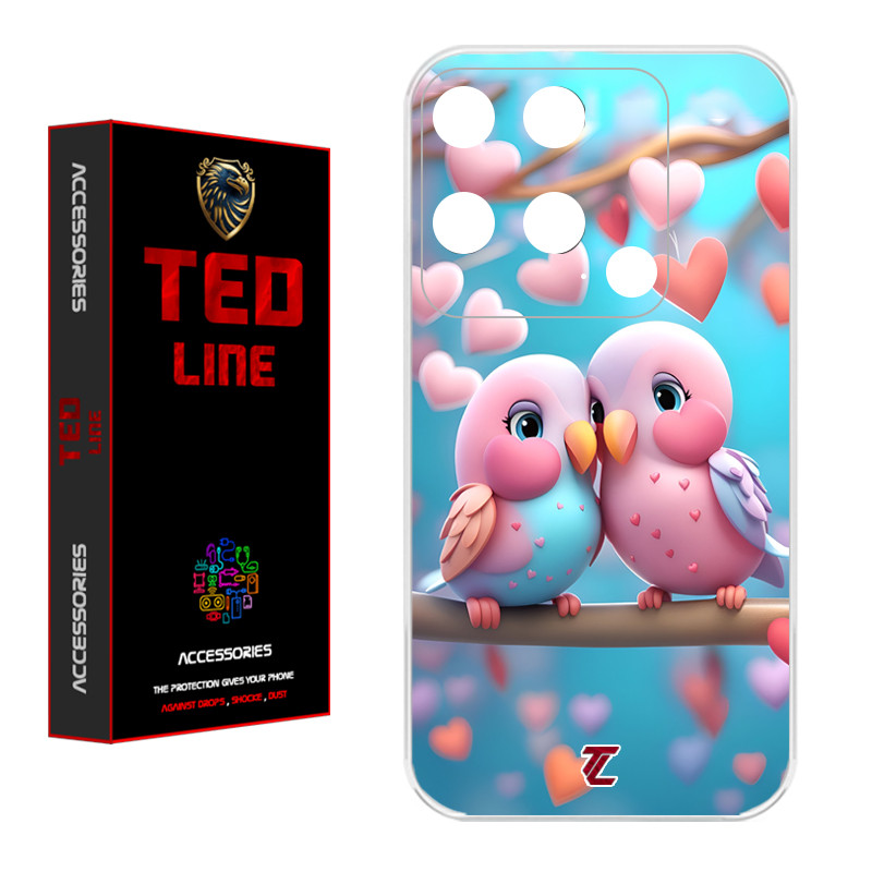 کاور تدلاین طرح پرنده کد 1176 مناسب برای گوشی موبایل شیائومی Redmi 10C / Poco C40