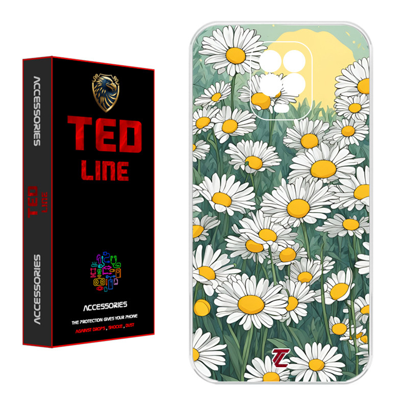 کاور تدلاین طرح گل بابونه کد 1141 مناسب برای گوشی موبایل شیائومی Redmi Note 9S / Note 9 Pro