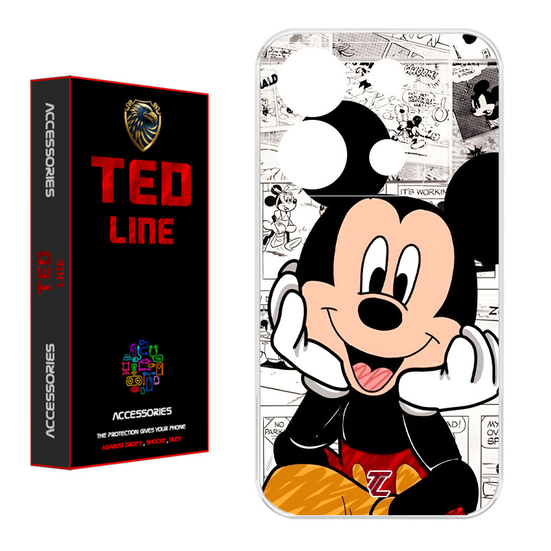 کاور تدلاین طرح میکی موس کد 1151 مناسب برای گوشی موبایل شیائومی Redmi Note 13 Pro 5G / Poco X6