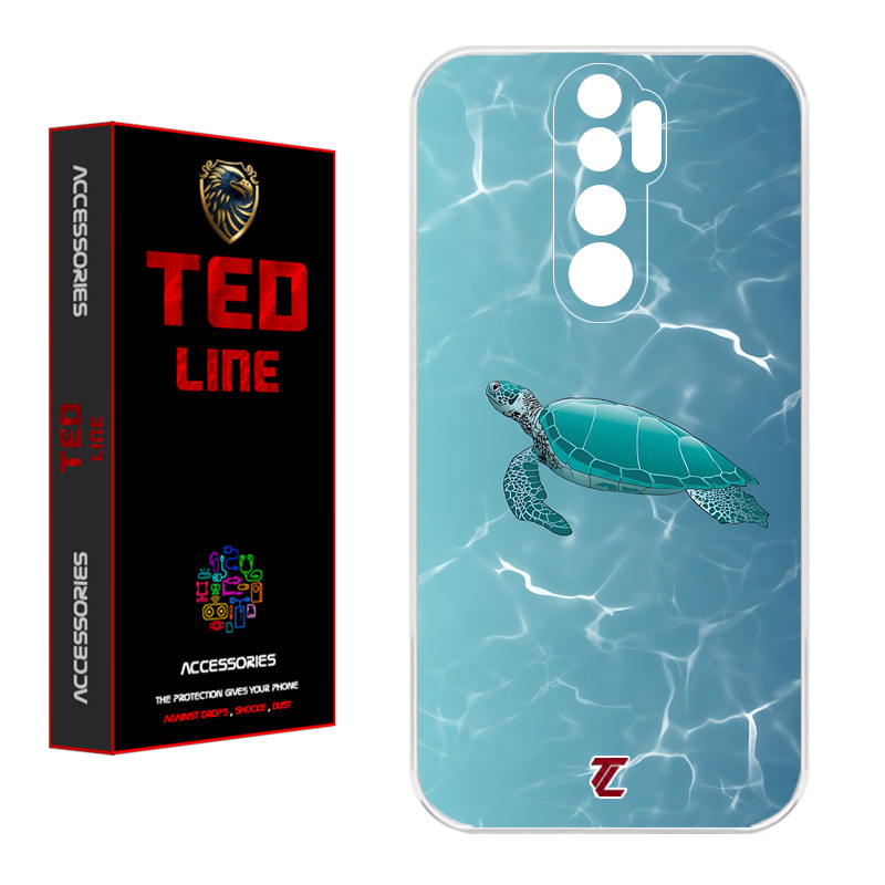 کاور تد لاین طرح لاک پشت کد 1100 مناسب برای گوشی موبایل شیائومی Redmi Note 8 Pro