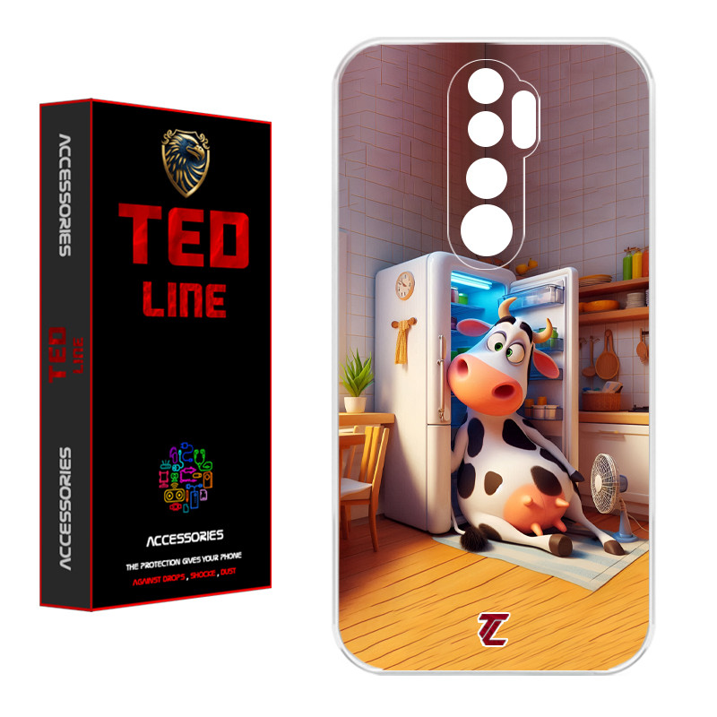 کاور تدلاین طرح گاو کد 1168 مناسب برای گوشی موبایل شیائومی Redmi Note 8 Pro