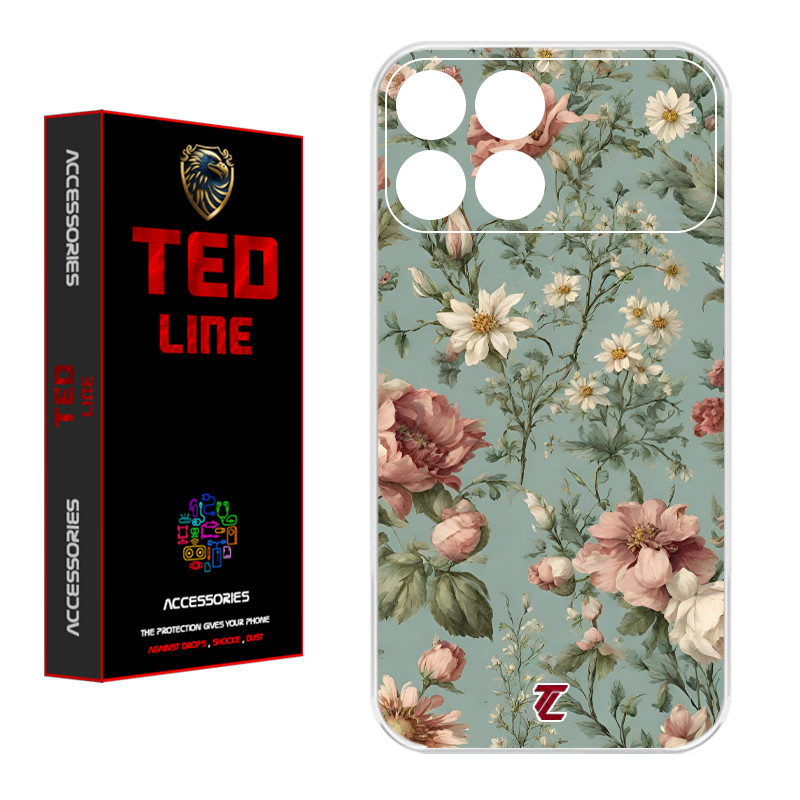 کاور تدلاین طرح گل کد 1152 مناسب برای گوشی موبایل شیائومی Poco X6 Pro