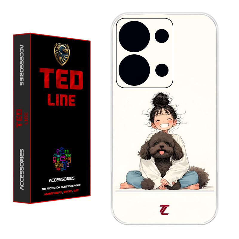 کاور تدلاین طرح سگ کد 1199 مناسب برای گوشی موبایل شیائومی Redmi Note 13 Pro 4G / Poco M6 Pro