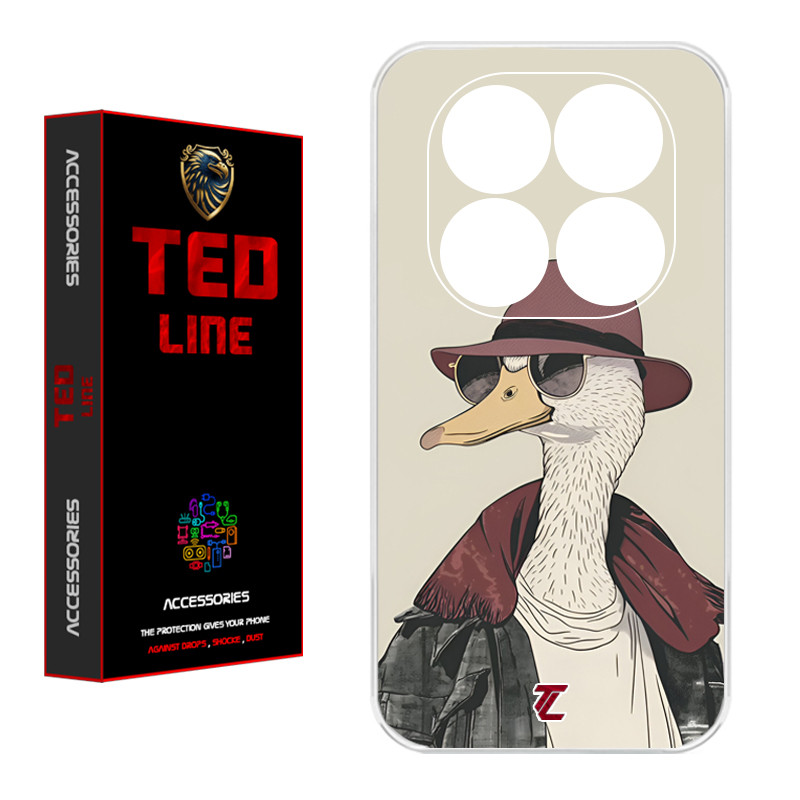 کاور تدلاین طرح اردک کد 1154 مناسب برای گوشی موبایل شیائومی Poco X7 / Redmi Note 14 Pro 4G