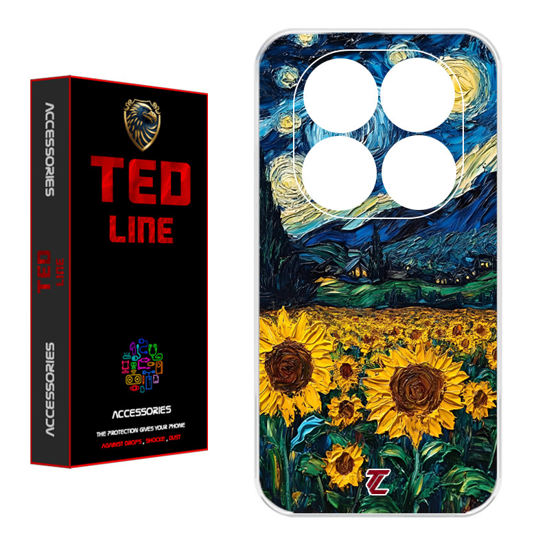 کاور تدلاین طرح شب پر ستاره کد 1149 مناسب برای گوشی موبایل شیائومی Poco X7 / Redmi Note 14 Pro 4G
