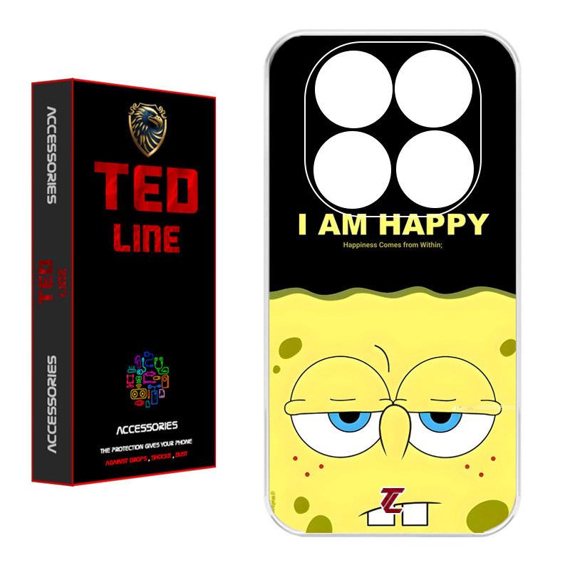 کاور تد لاین طرح باب اسفنجی کد 1126 مناسب برای گوشی موبایل شیائومی Poco X7 / Redmi Note 14 Pro 4G