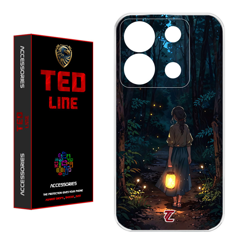 کاور تدلاین طرح دخترونه کد 1198 مناسب برای گوشی موبایل شیائومی Redmi Note 13 Pro 5G / Poco X6