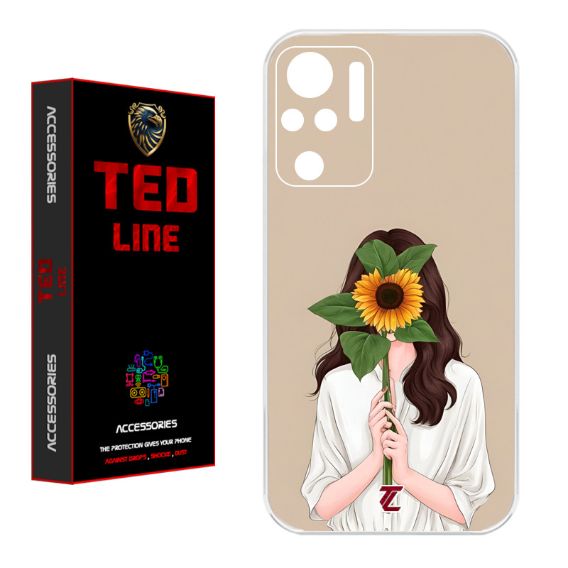 کاور تدلاین طرح دختر آفتابگردان کد 1153 مناسب برای گوشی موبایل شیائومی Redmi Note 10 4G / Note 10S / Poco M5S