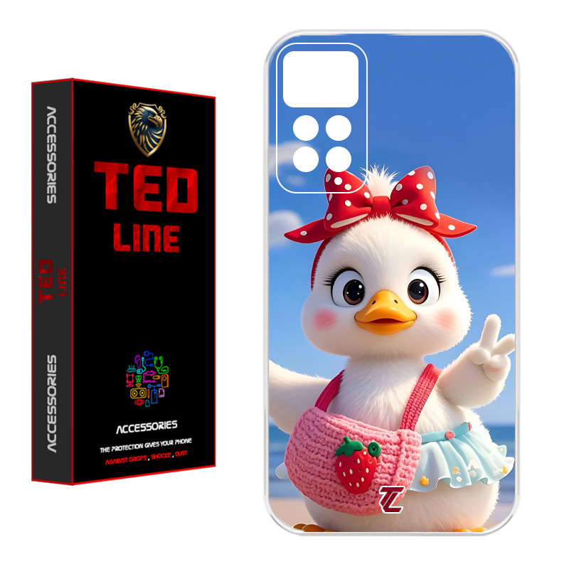 کاور تدلاین طرح اردک کد 1186 مناسب برای گوشی موبایل شیائومی Redmi Note 11 Pro 4G / Note 12 Pro 4G