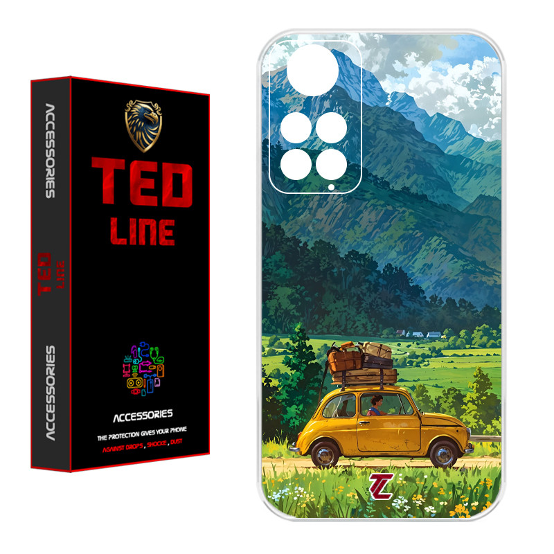 کاور تدلاین طرح سفر کد 1165 مناسب برای گوشی موبایل شیائومی Redmi Note 11 4G / Note 11S