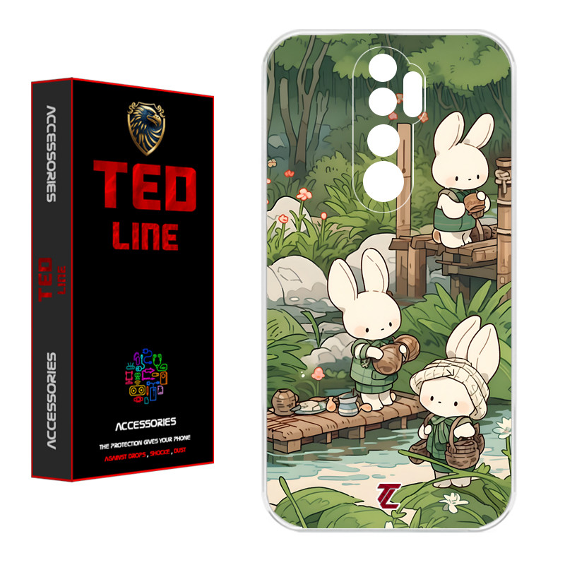 کاور تدلاین طرح خرگوش کد 1182 مناسب برای گوشی موبایل شیائومی Redmi Note 8 Pro
