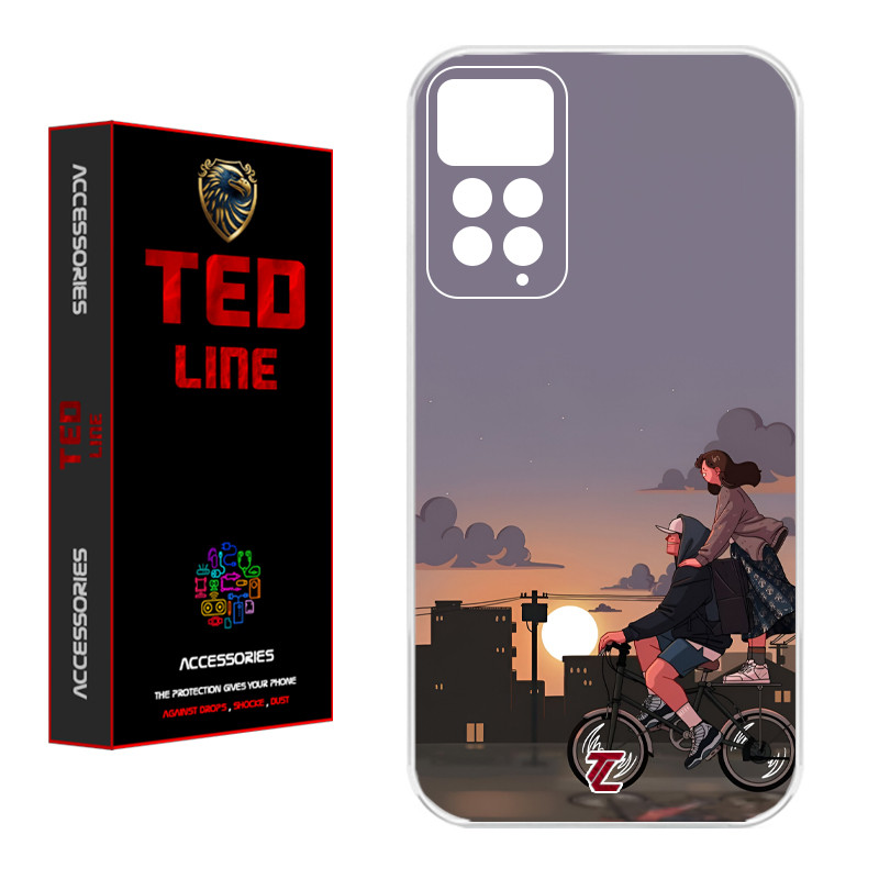 کاور تدلاین طرح عاشقانه کد 1215 مناسب برای گوشی موبایل شیائومی Redmi Note 11 Pro 4G / Note 12 Pro 4G