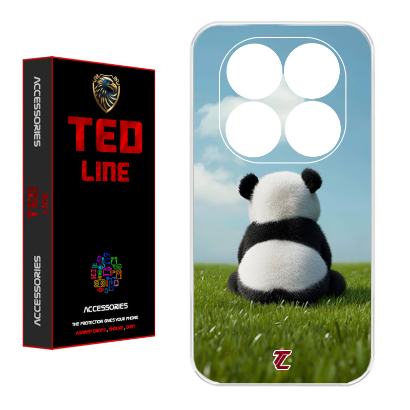 کاور تدلاین طرح پاندا کد 1150 مناسب برای گوشی موبایل شیائومی Poco X7 / Redmi Note 14 Pro 4G