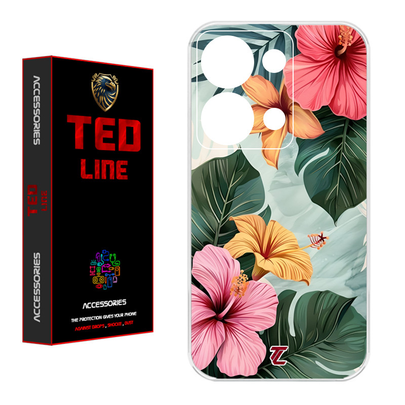 کاور تدلاین طرح گل کد 1142 مناسب برای گوشی موبایل شیائومی Redmi Note 13 Pro 4G / Poco M6 Pro