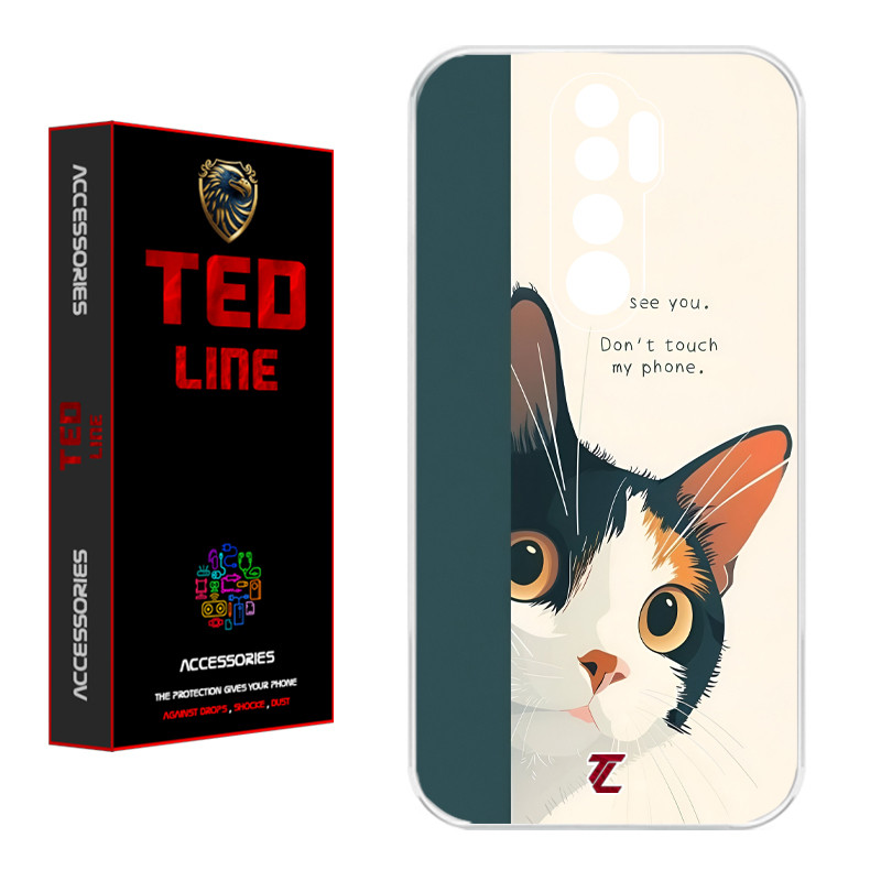 کاور تدلاین طرح گربه کد 1222 مناسب برای گوشی موبایل شیائومی Redmi Note 8 Pro