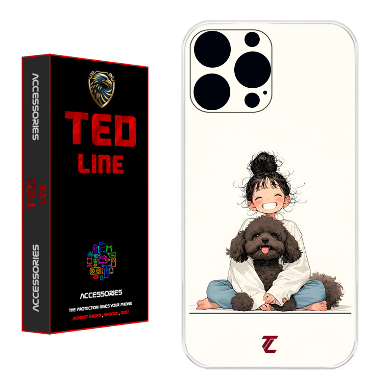 کاور تدلاین طرح سگ کد 1199 مناسب برای گوشی موبایل اپل Iphone 13 Pro
