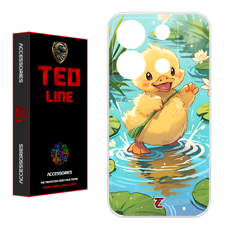 کاور تدلاین طرح اردک کد 1185 مناسب برای گوشی موبایل شیائومی Redmi Note 13 Pro 5G / Poco X6