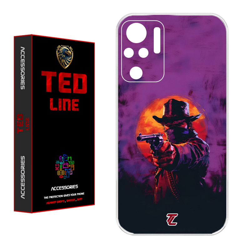 کاور تدلاین طرح رد دد ریدمپشن کد 1195 مناسب برای گوشی موبایل شیائومی Redmi Note 10 4G / Note 10S / Poco M5S