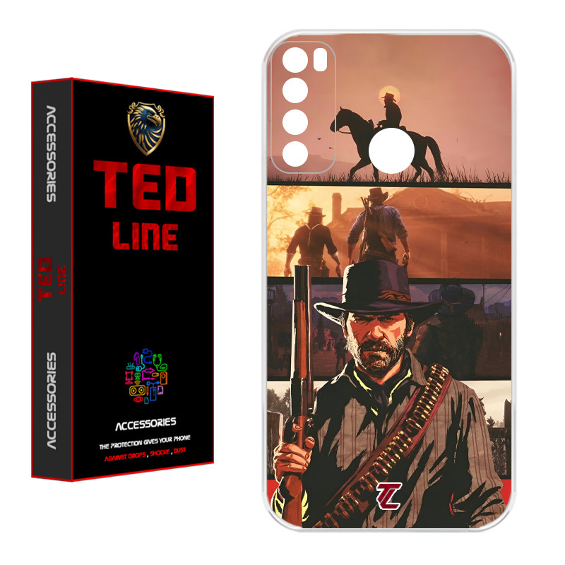 کاور تدلاین طرح رد دد ریدمپشن کد 1201 مناسب برای گوشی موبایل شیائومی Redmi Note 8