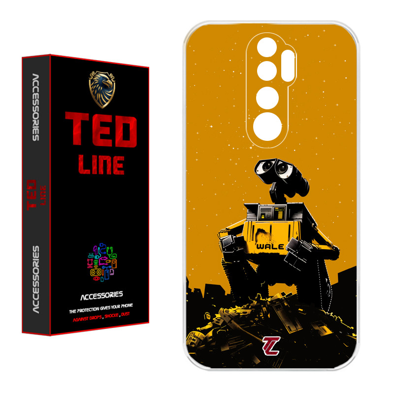کاور تد لاین طرح ربات والی کد 1133 مناسب برای گوشی موبایل شیائومی Redmi Note 8 Pro