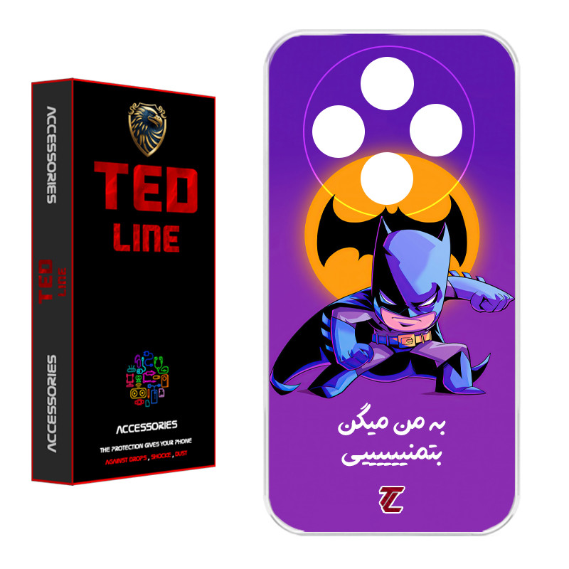 کاور تد لاین طرح بتمن کد 1105 مناسب برای گوشی موبایل شیائومی Redmi 14C / Poco C75