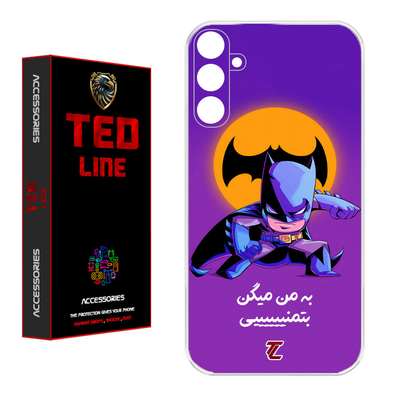 کاور تد لاین طرح بتمن کد 1105 مناسب برای گوشی موبایل سامسونگ Galaxy S24 FE