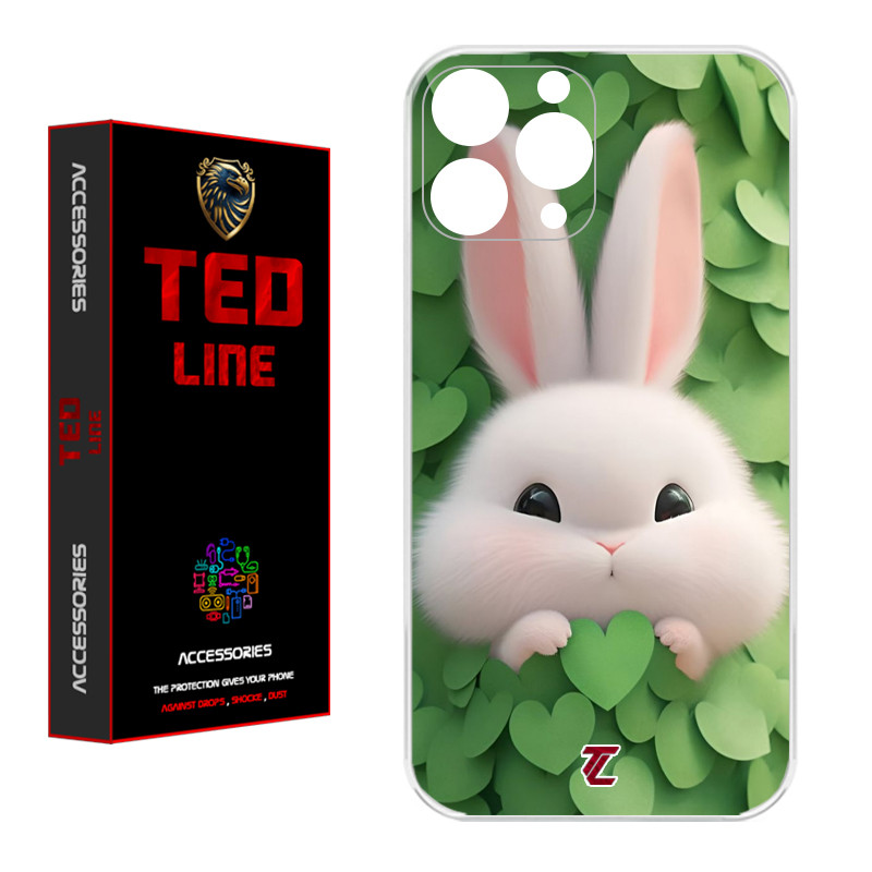 کاور تد لاین طرح خرگوش پشمالو 1109 مناسب برای گوشی موبایل اپل Iphone 11 Pro