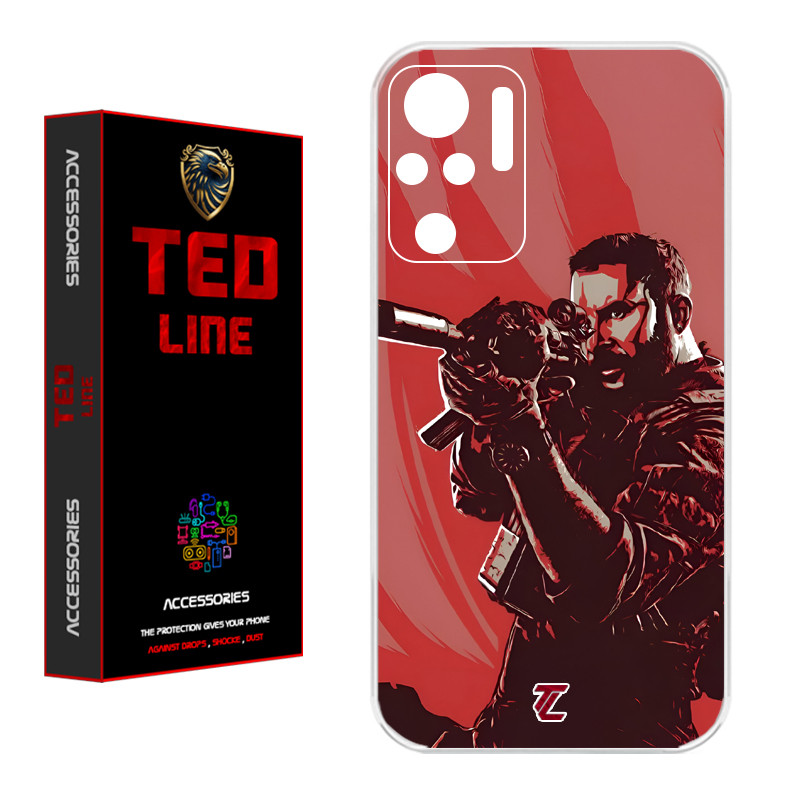 کاور تدلاین طرح کاپیتان پرایس کد 1212 مناسب برای گوشی موبایل شیائومی Redmi Note 10 4G / Note 10S / Poco M5S