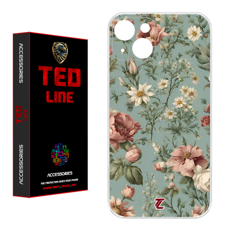 کاور تدلاین طرح گل کد 1152 مناسب برای گوشی موبایل اپل Iphone 13 / 14