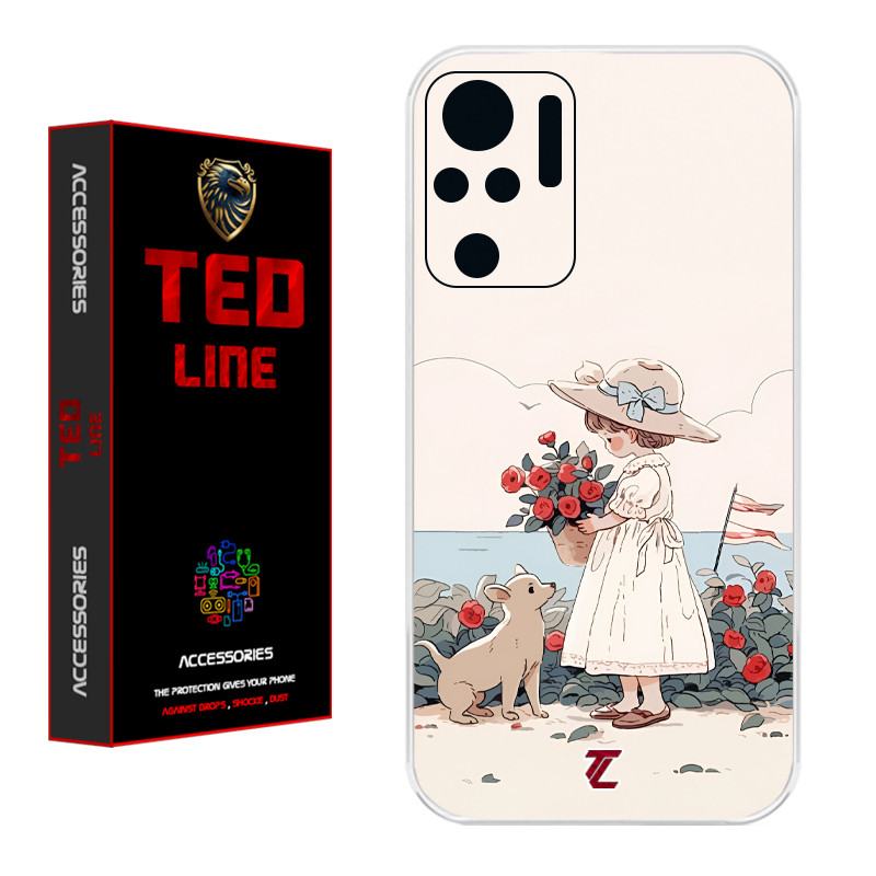 کاور تدلاین طرح دختر کد 1208 مناسب برای گوشی موبایل شیائومی Redmi Note 10 4G / Note 10S / Poco M5S