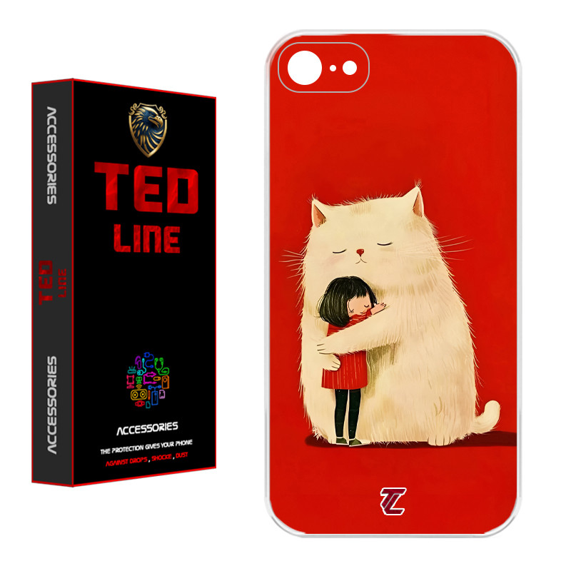 کاور تدلاین طرح گربه کد 1170 مناسب برای گوشی موبایل اپل Iphone 7 / 8 / SE 2020