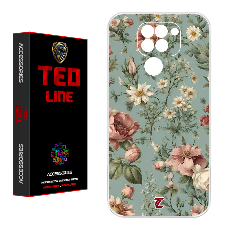 کاور تدلاین طرح گل کد 1152 مناسب برای گوشی موبایل شیائومی Redmi Note 9
